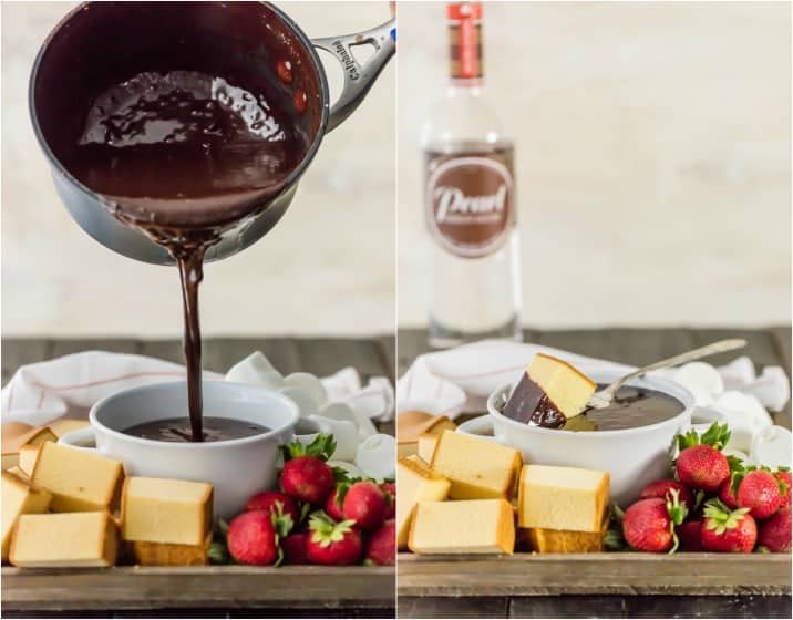 Spiked Chocolate Hazelnut Fondue The Cookie Rookie®