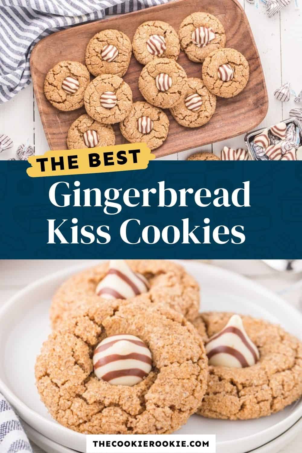 Gingerbread Kiss Cookies Recipe The Cookie Rookie®