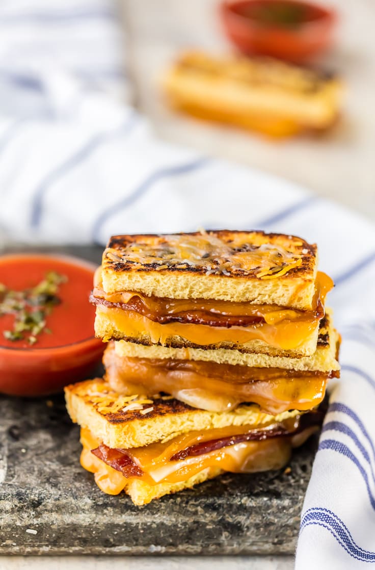 Candied Whiskey Bacon Grilled Cheese Dippers The Cookie Rookie®