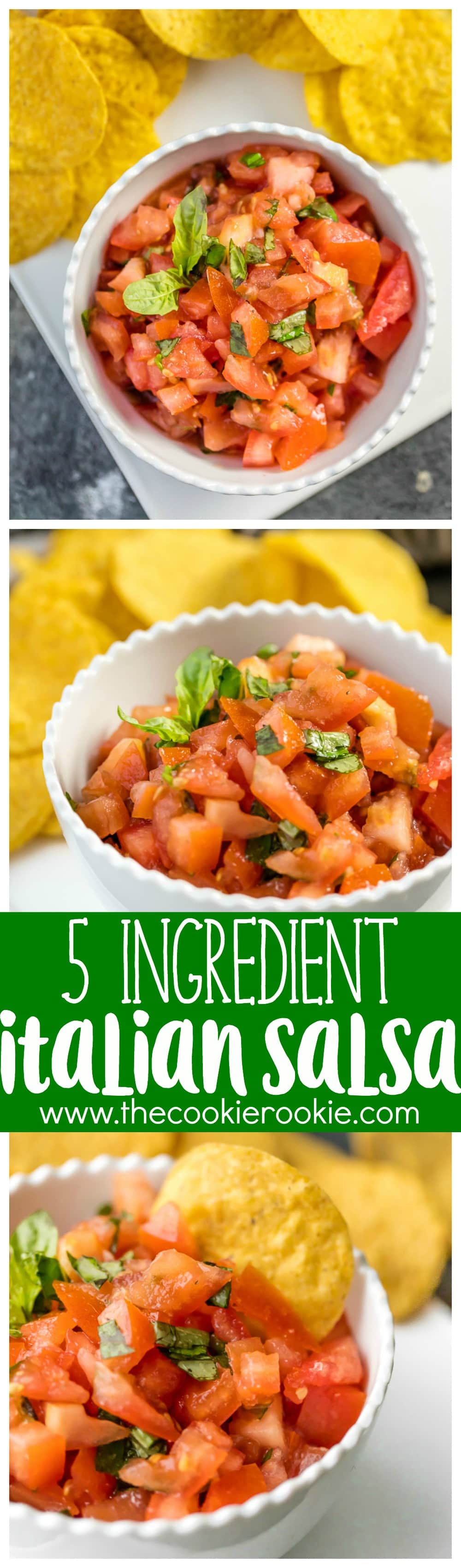Italian Salsa (Only 5 Ingredients) Recipe The Cookie Rookie®