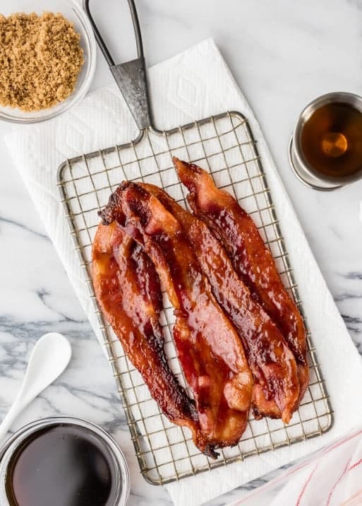Oven Baked Candied Whiskey Bacon Recipe The Cookie Rookie®