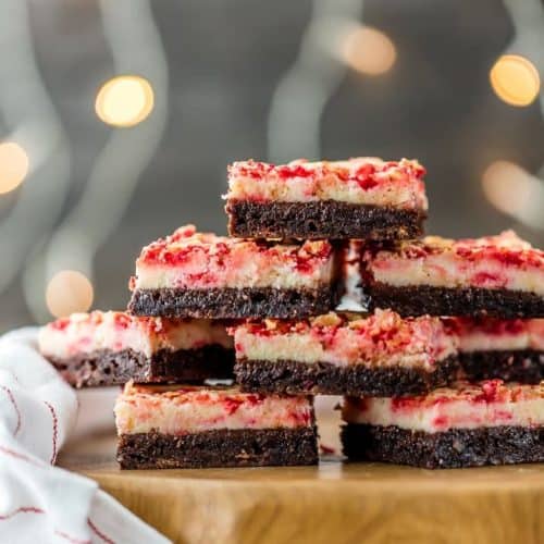 Peppermint Cheesecake Brownies (Peppermint Brownies)