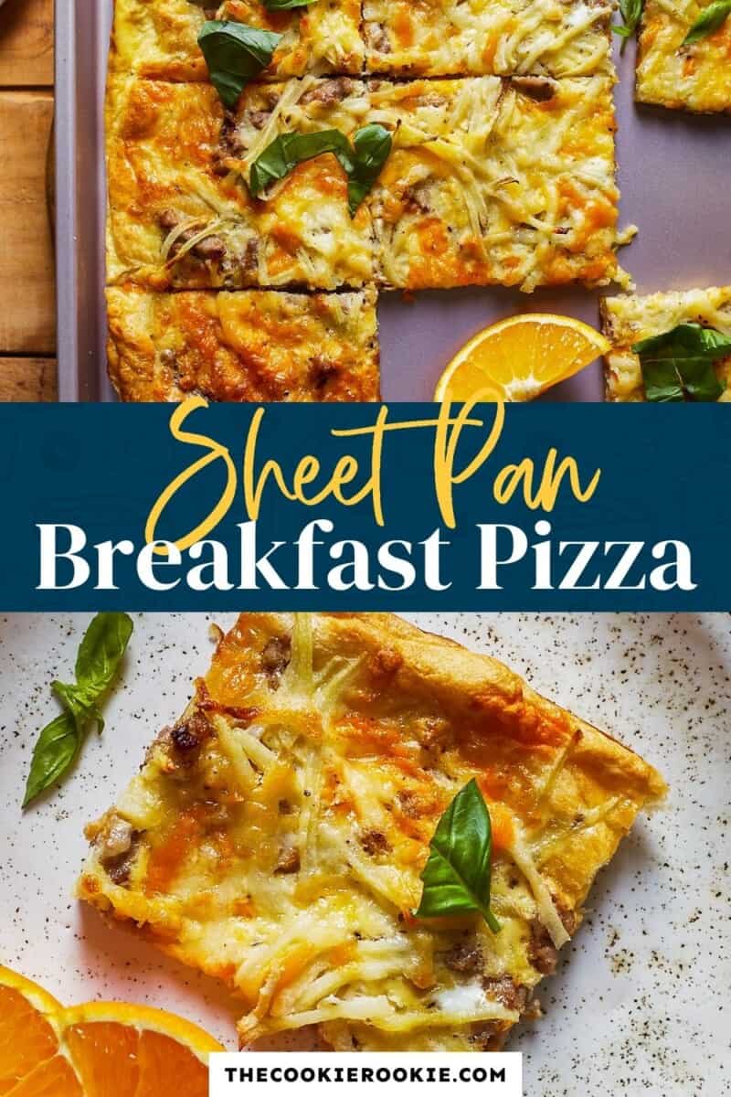 sheet pan breakfast pizza pinterest