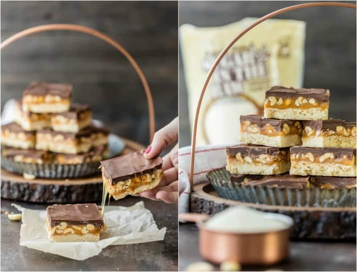 Snickers Cookies Bars Recipe   VIDEO   The Cookie Rookie - 92