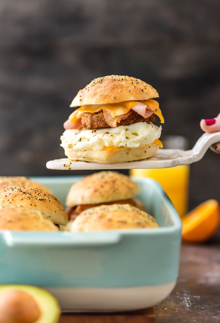Ultimate Baked Breakfast Sliders - The Cookie Rookie®