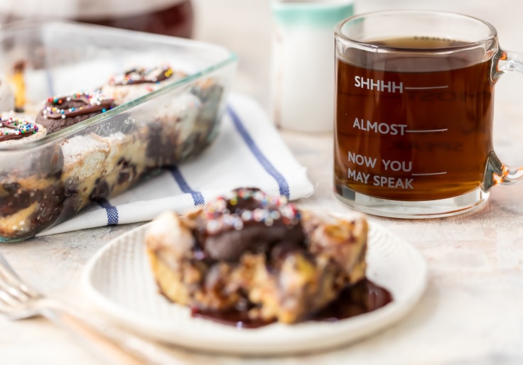 Coffee and Donuts Breakfast Bake The Cookie Rookie®