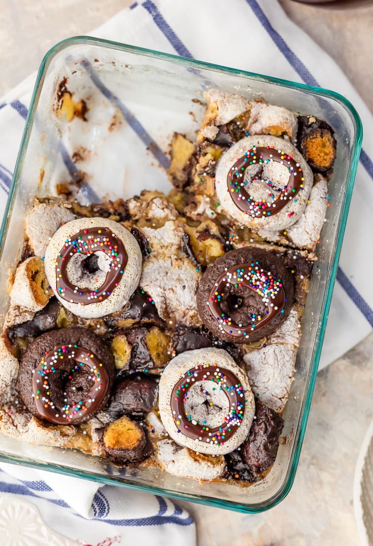 coffee and donuts breakfast bake recipe