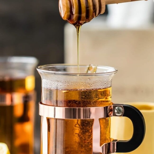 The best way to get better is with a COLD REMEDY HOT TODDY! Our family swears by this for getting over head colds. Plus it's delicious and must tastier than cough syrup!