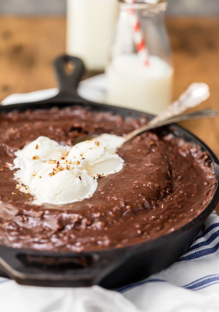 Gooey Texas Chocolate Sheet Cake Skillet  Easy Chocolate Cake  Recipe - 17