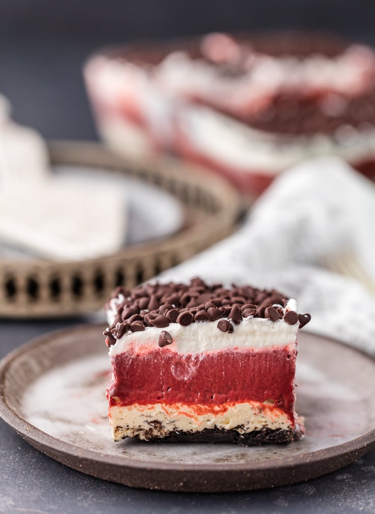 Red Velvet Cheesecake Dessert Lasagna - The Cookie Rookie®