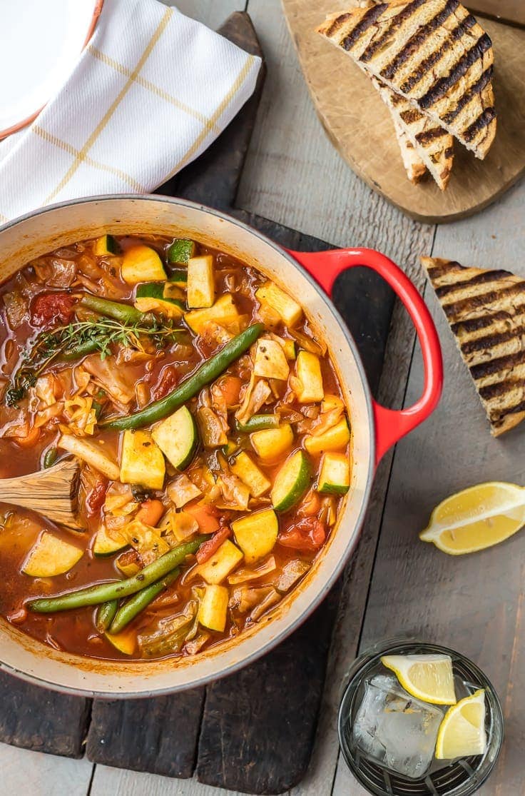Healthy Cabbage Soup Recipe + VIDEO ZERO Weight Watchers Points