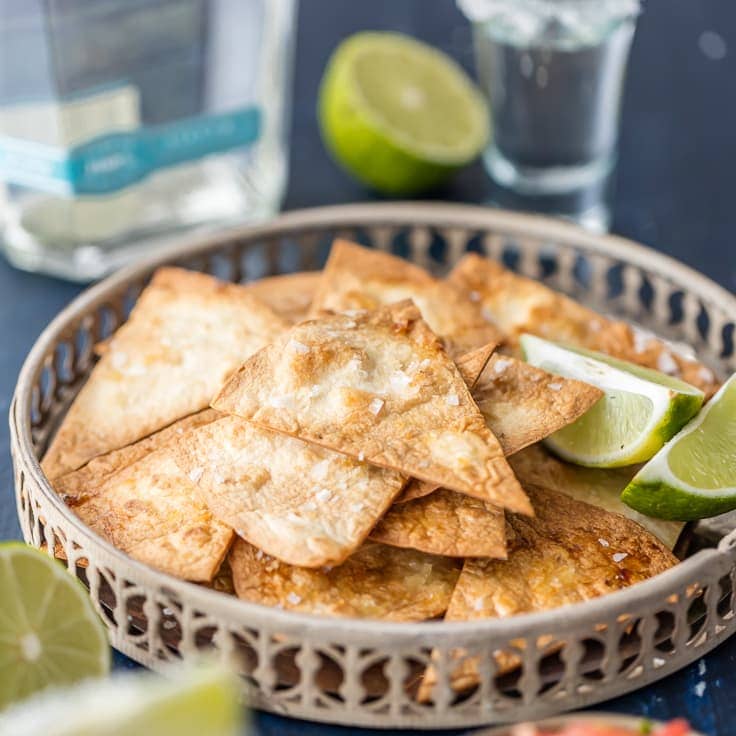 Tequila Lime Tortilla Chips Recipe (Homemade Tortilla Chips)