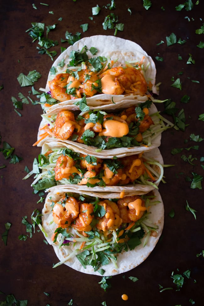 Chipotle Shrimp Tacos | Nutmeg Nanny