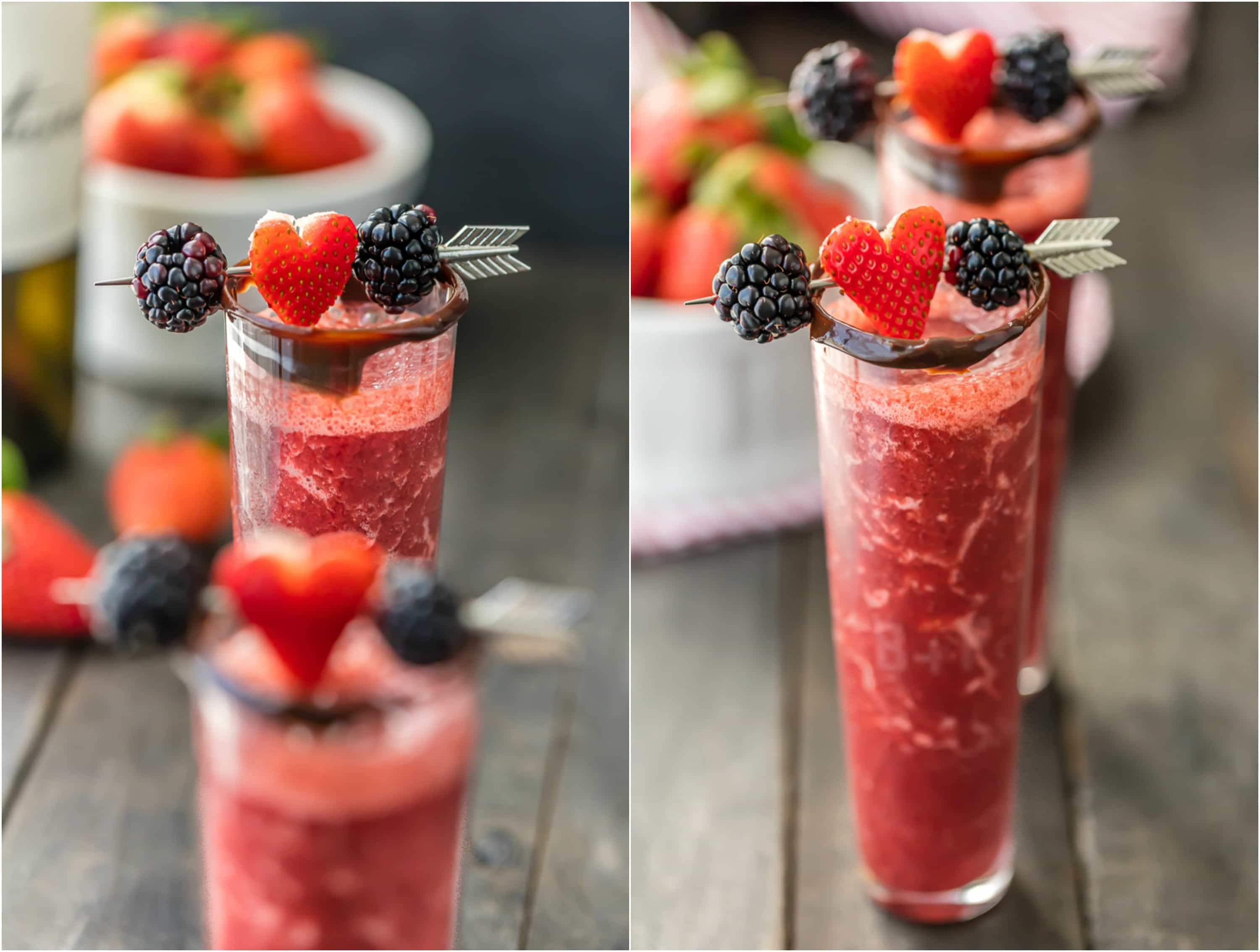 Chocolate Covered Strawberry Wine Smoothie The Cookie Rookie