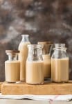 Irish Cream (Homemade Baileys) is SO easy to make at home! This Homemade Irish Cream Recipe is such a great addition to St. Patrick's Day cocktails, coffee, or ice cream. If you've ever wondered how to make Irish Cream, it's much more simple than you've imagined. Anyone can make it at home for homemade gifts or just enjoying with your family.