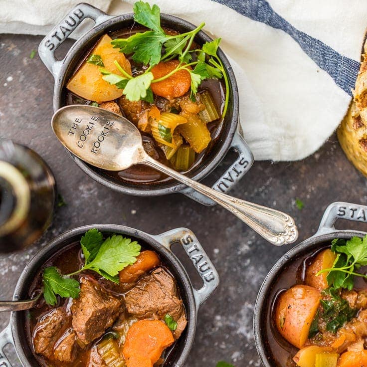 Guinness Beef Stew (Slow Cooker Irish Stew) Recipe The Cookie Rookie®