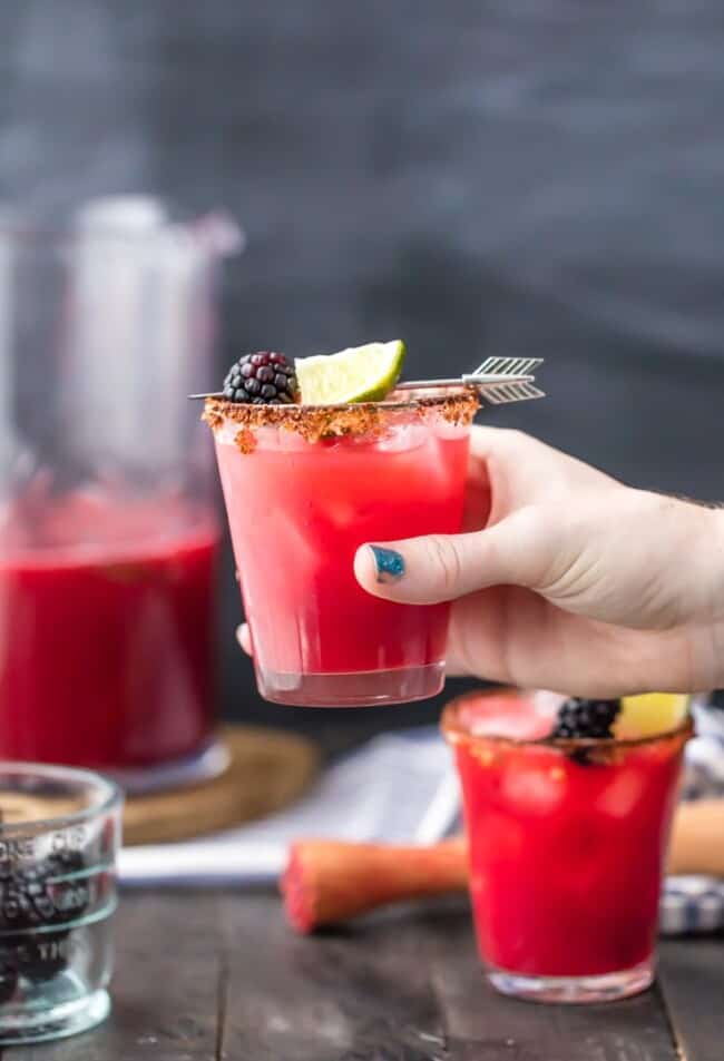 Blackberry Margaritas (Spicy Margarita Recipe) The Cookie Rookie®