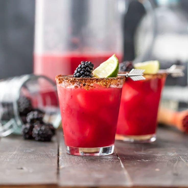 Blackberry Margaritas (Spicy Margarita Recipe)