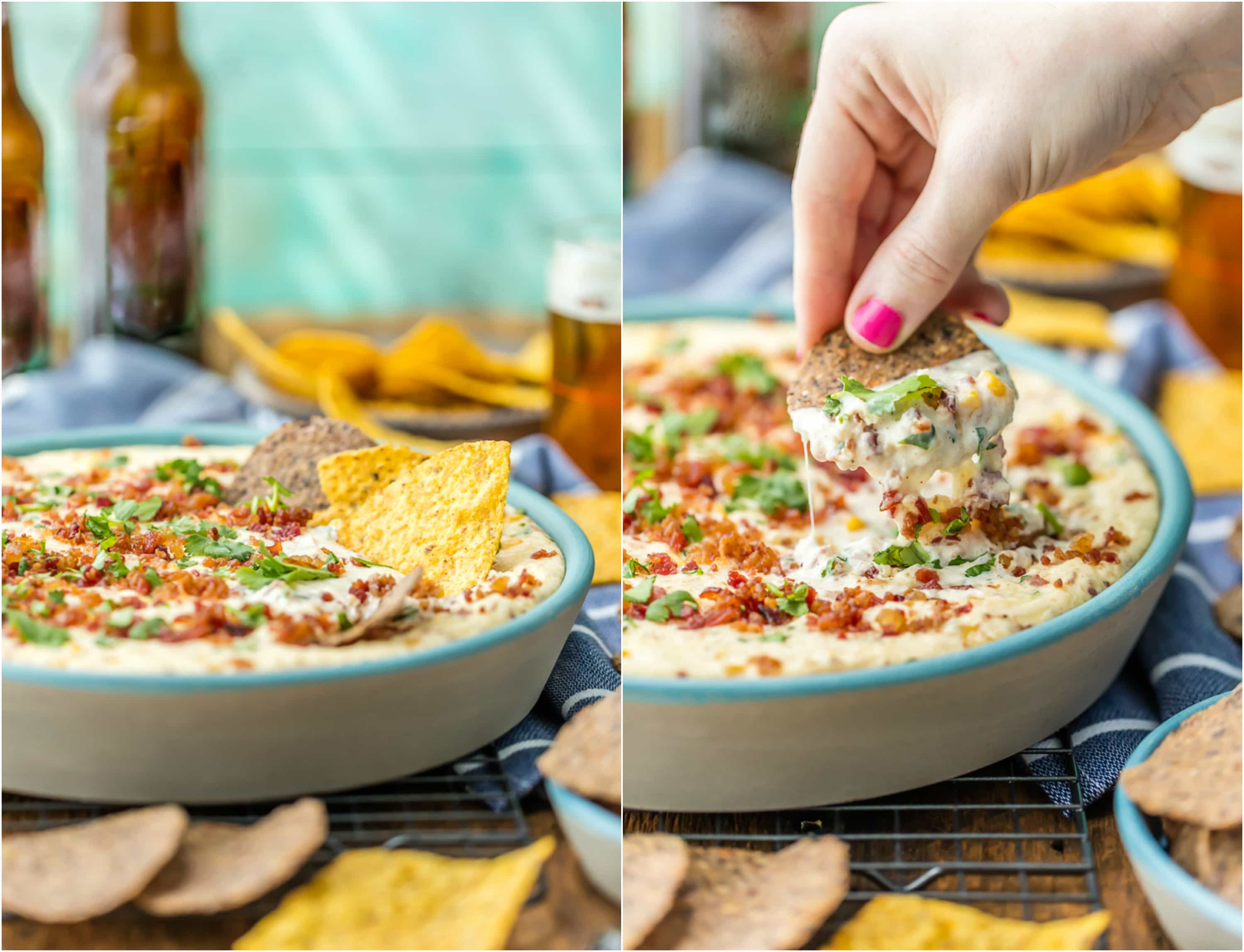 chips in dip