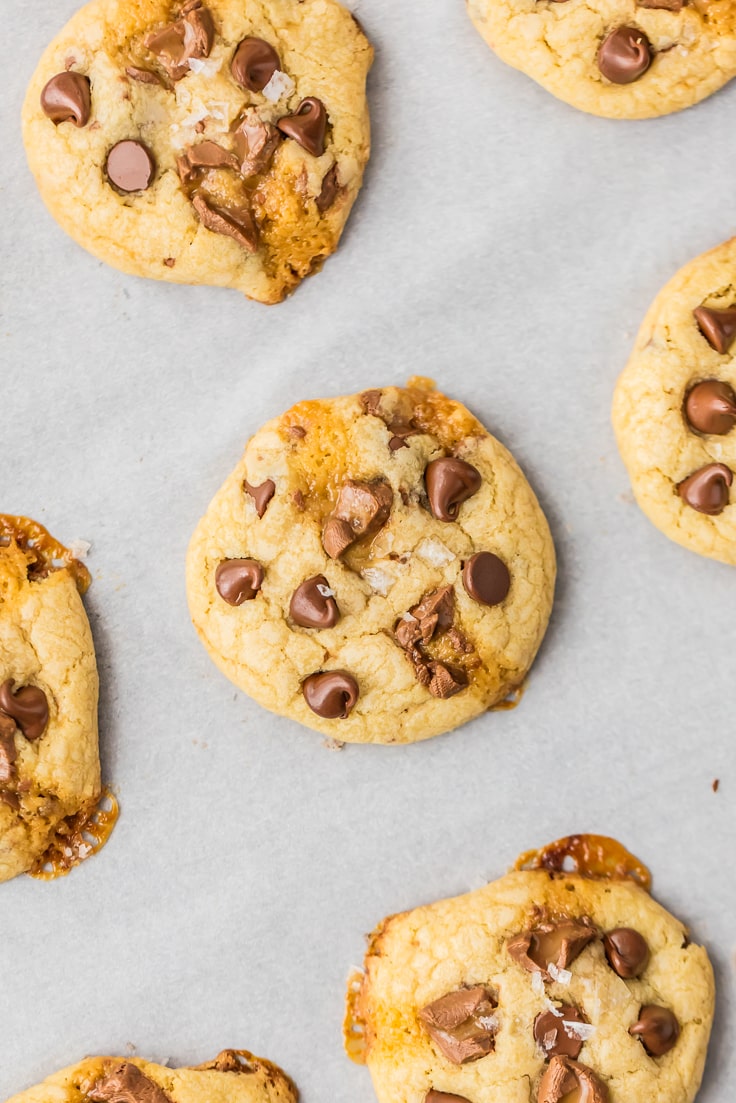 Salted Caramel Soft Batch Cookies {The Cookie Rookie}