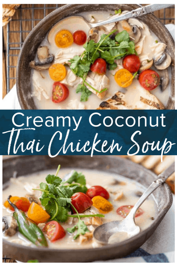 thai coconut chicken soup pinterest photo