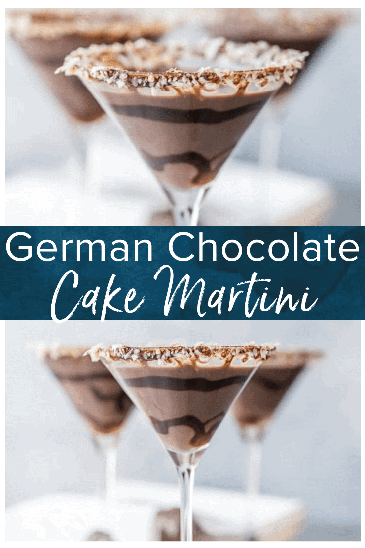 German Chocolate Cake Martini (Chocolate Martini Recipe)