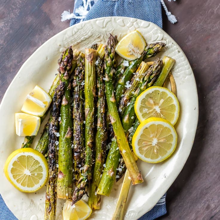 Grilled Lemon Butter Asparagus