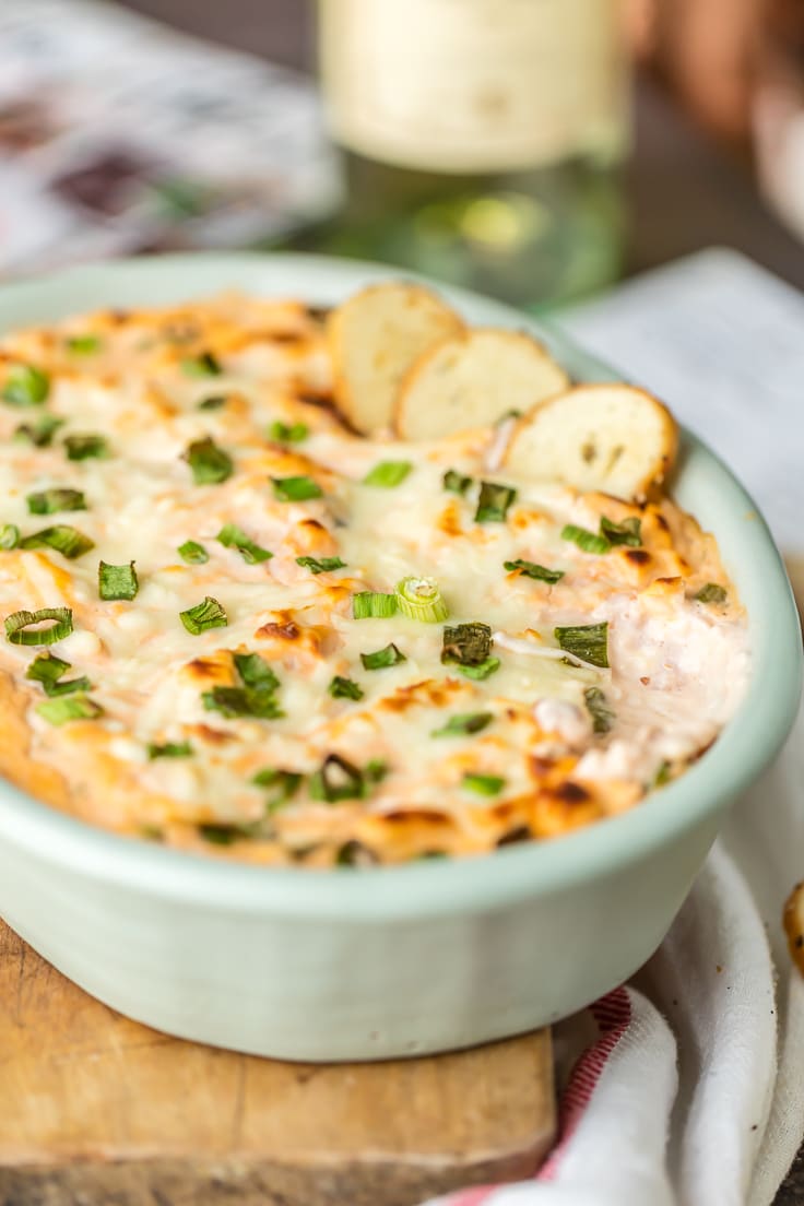 shrimp dip with green onions