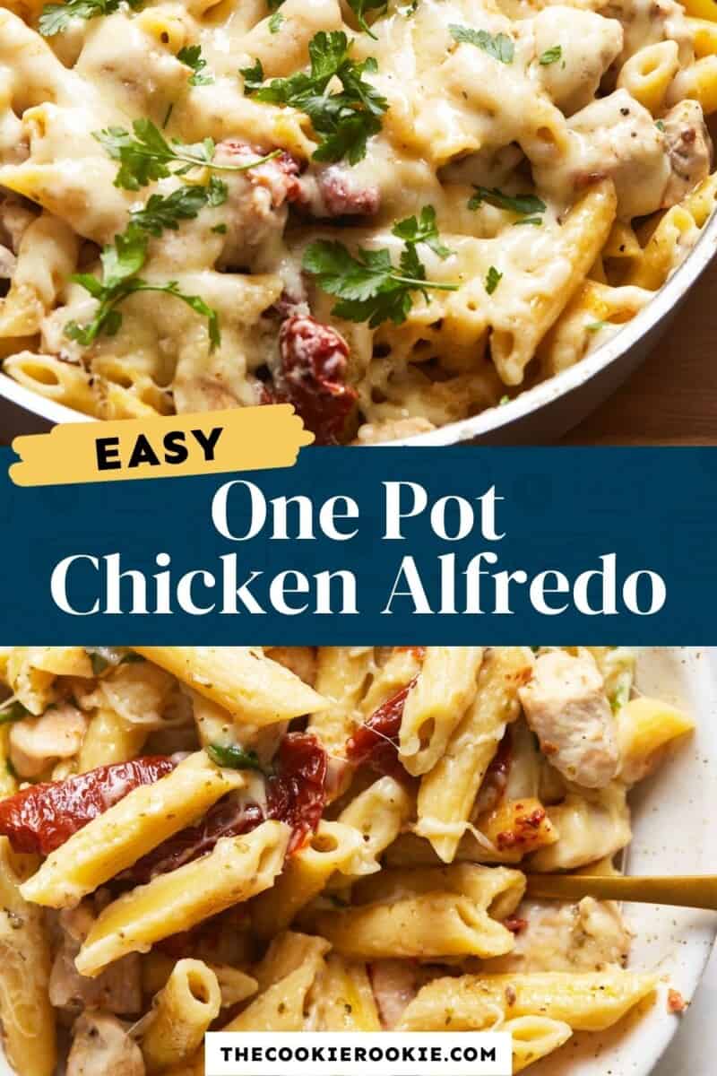 one pot chicken alfredo pinterest