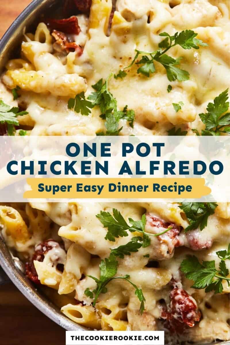 one pot chicken alfredo pinterest