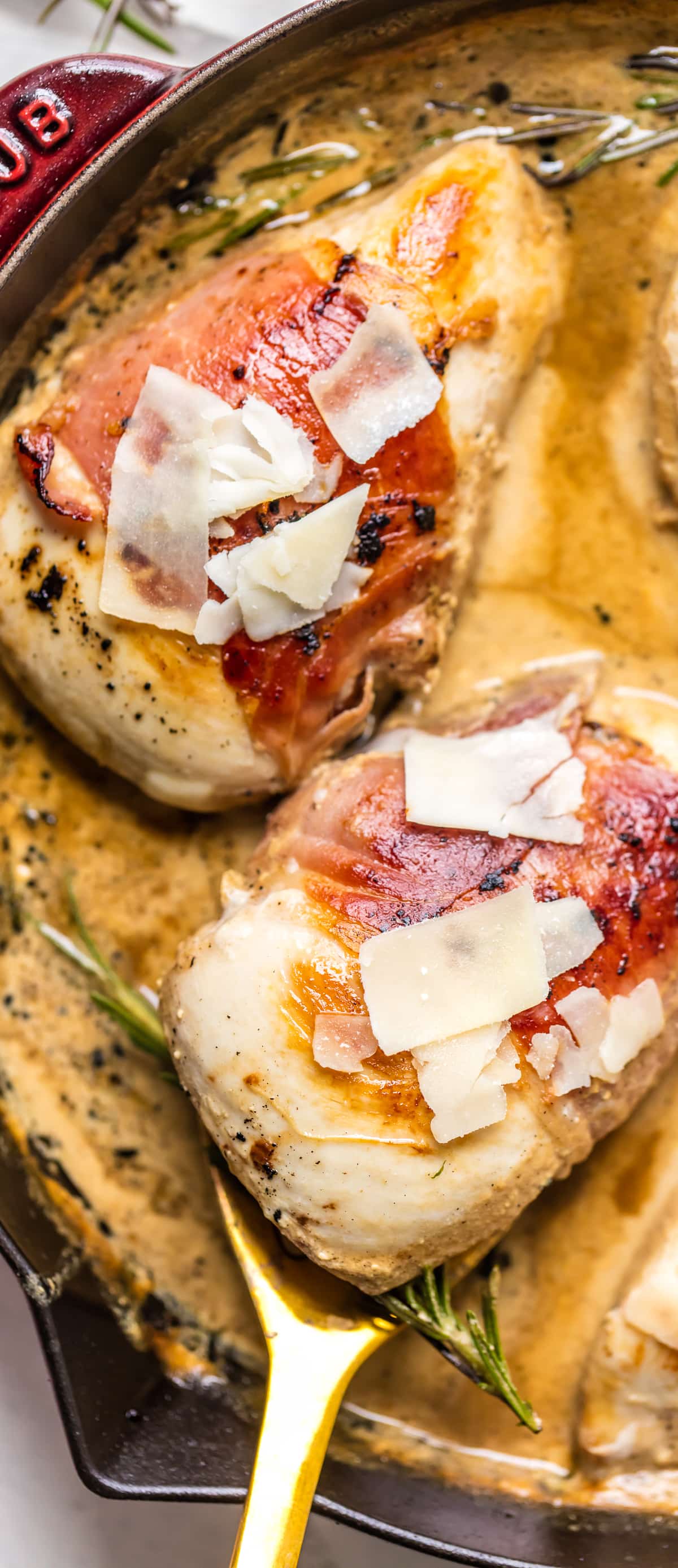 Prosciutto Wrapped Chicken With Sherry Cream Sauce Video Prosciutto Wrapped Chicken With Sherry Cream Sauce Video