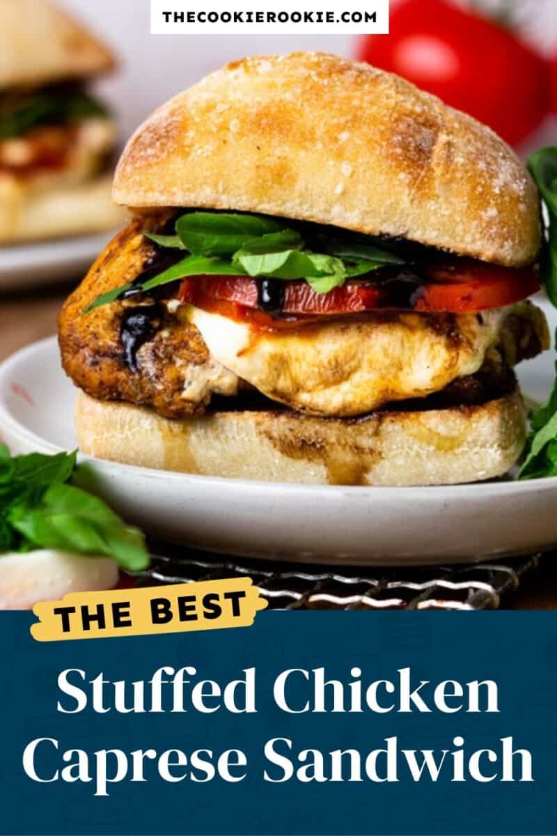 chicken caprese sandwich pinterest