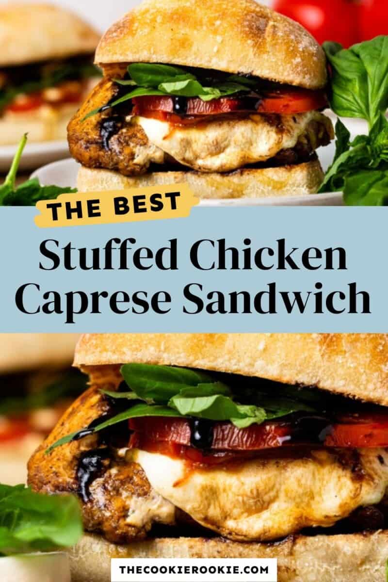 chicken caprese sandwich pinterest