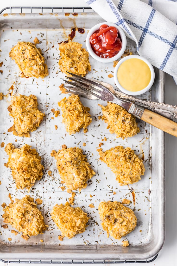 French Onion Chicken Nuggets {The Cookie Rookie}