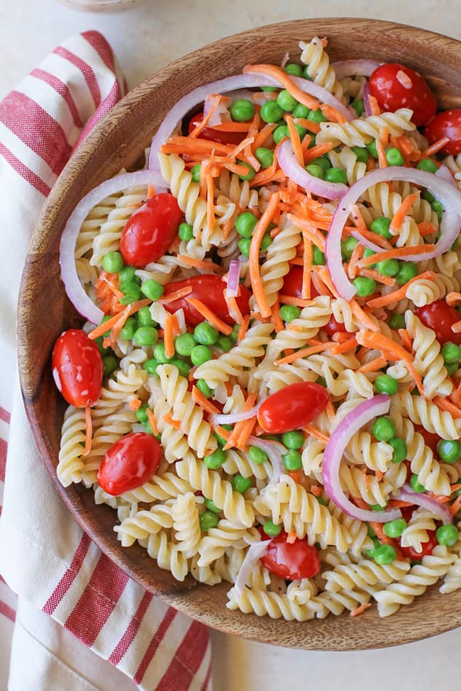 Pasta Salad with Lemon Poppy Seed Dressing | The Roasted Root