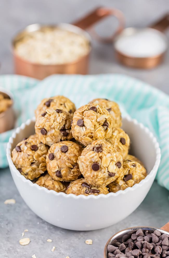 Peanut Butter Protein Balls-- A no-bake healthy snack!