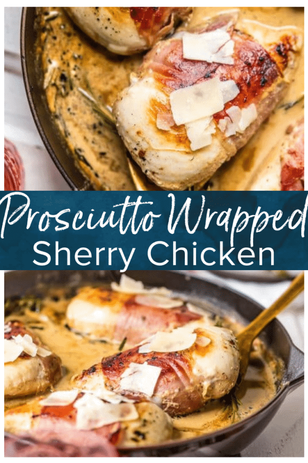 proscutto wrapped sherry chicken pinterest photo