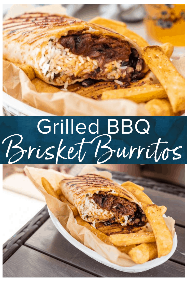 Pulled Beef Burritos (HUGE Grilled Brisket Burritos) The Cookie Rookie®