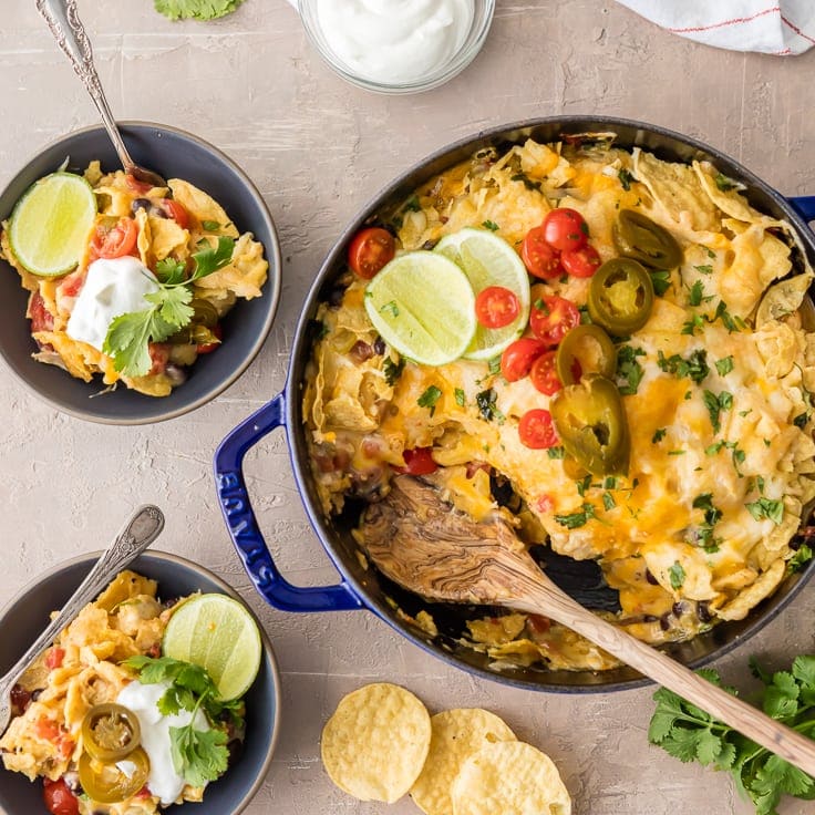 (SUPER EASY) Chicken Nacho Casserole
