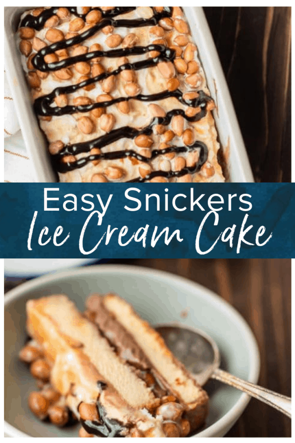 snickers ice cream cake pinterest photo