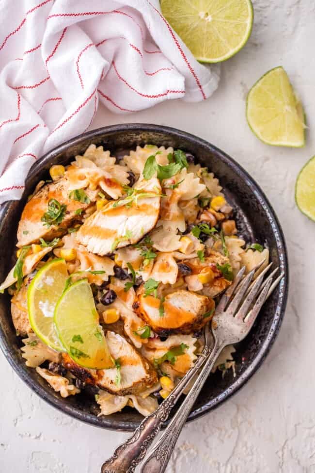 Mexican Pasta Salad (Chicken Enchilada) The Cookie Rookie®