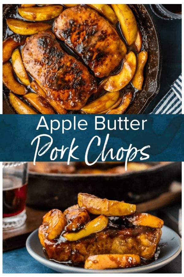 Apple Butter Pork Chops Recipe (Pork Chops with Apples) - The Cookie ...