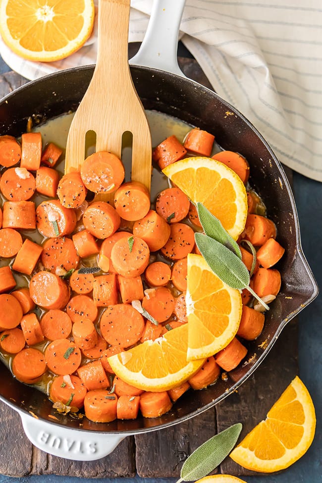 Drunker Orange Ginger Carrots | The Cookie Rookie