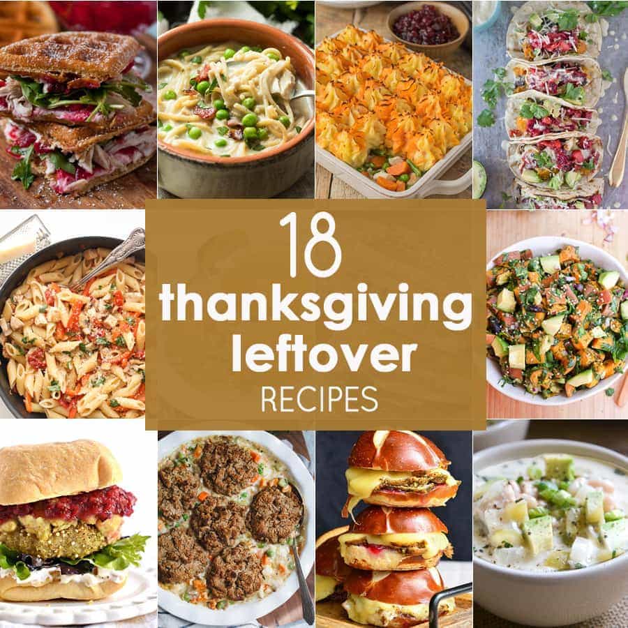 Thanksgiving leftovers are delicious to eat on their own, but you can also use leftovers from Thanksgiving to create any of these 18 Thanksgiving leftovers recipes!