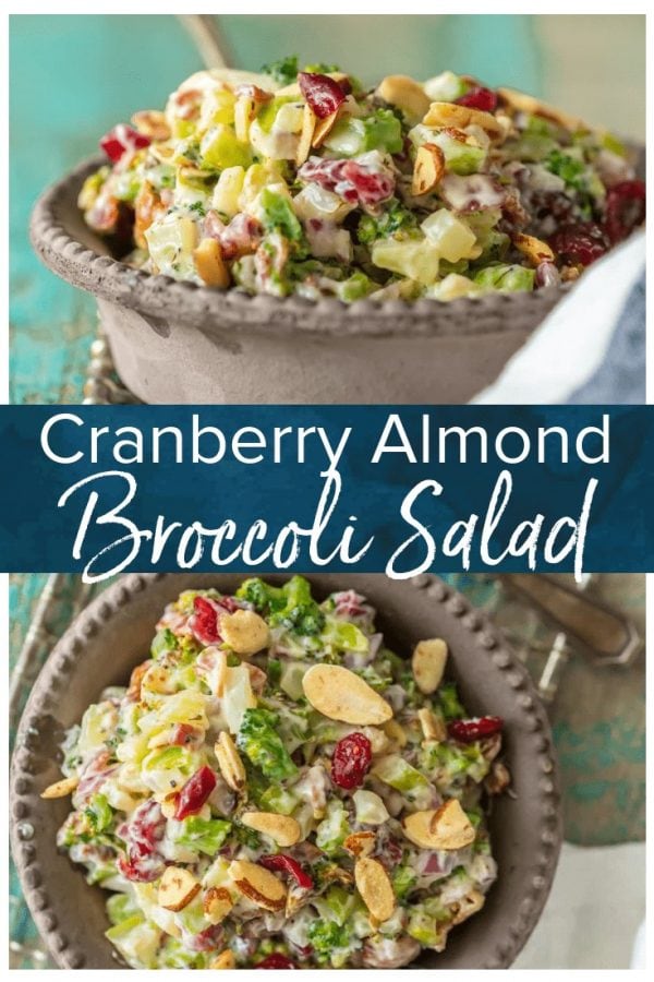 This Broccoli Salad recipe is a twist on a holiday classic! Almond Broccoli Cranberry Salad has so much flavor because it's filled with best ingredients. This delicious charred broccoli salad with bacon is sure to be your favorite Thanksgiving or Christmas side dish!