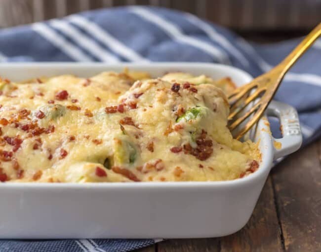 Brussels Sprouts Gratin - The Cookie Rookie®
