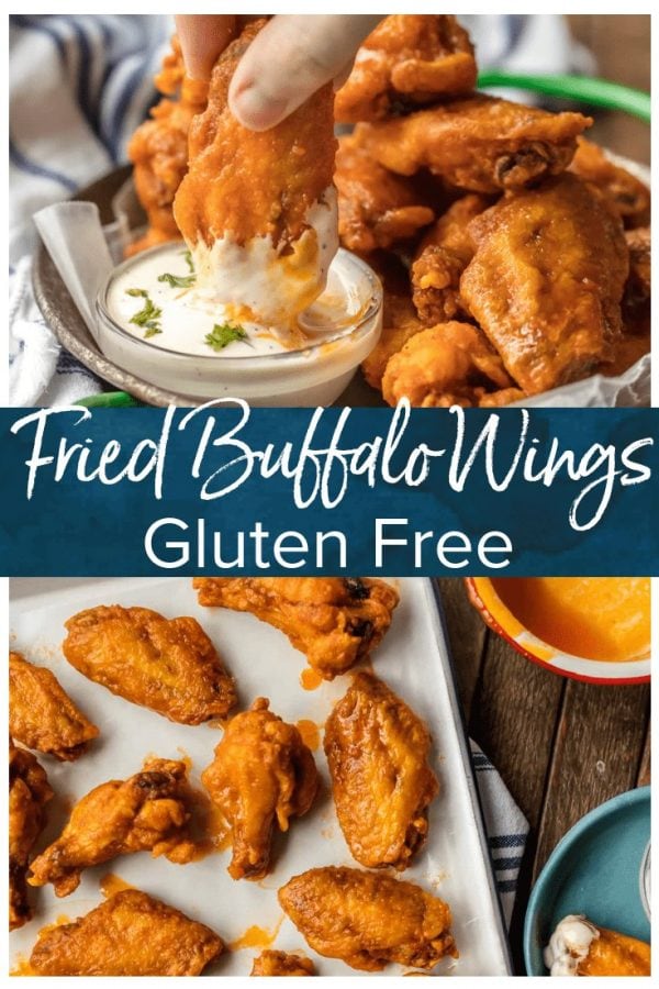 fried buffalo wings pinterest image