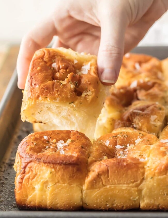 hawaiian rolls in a pan