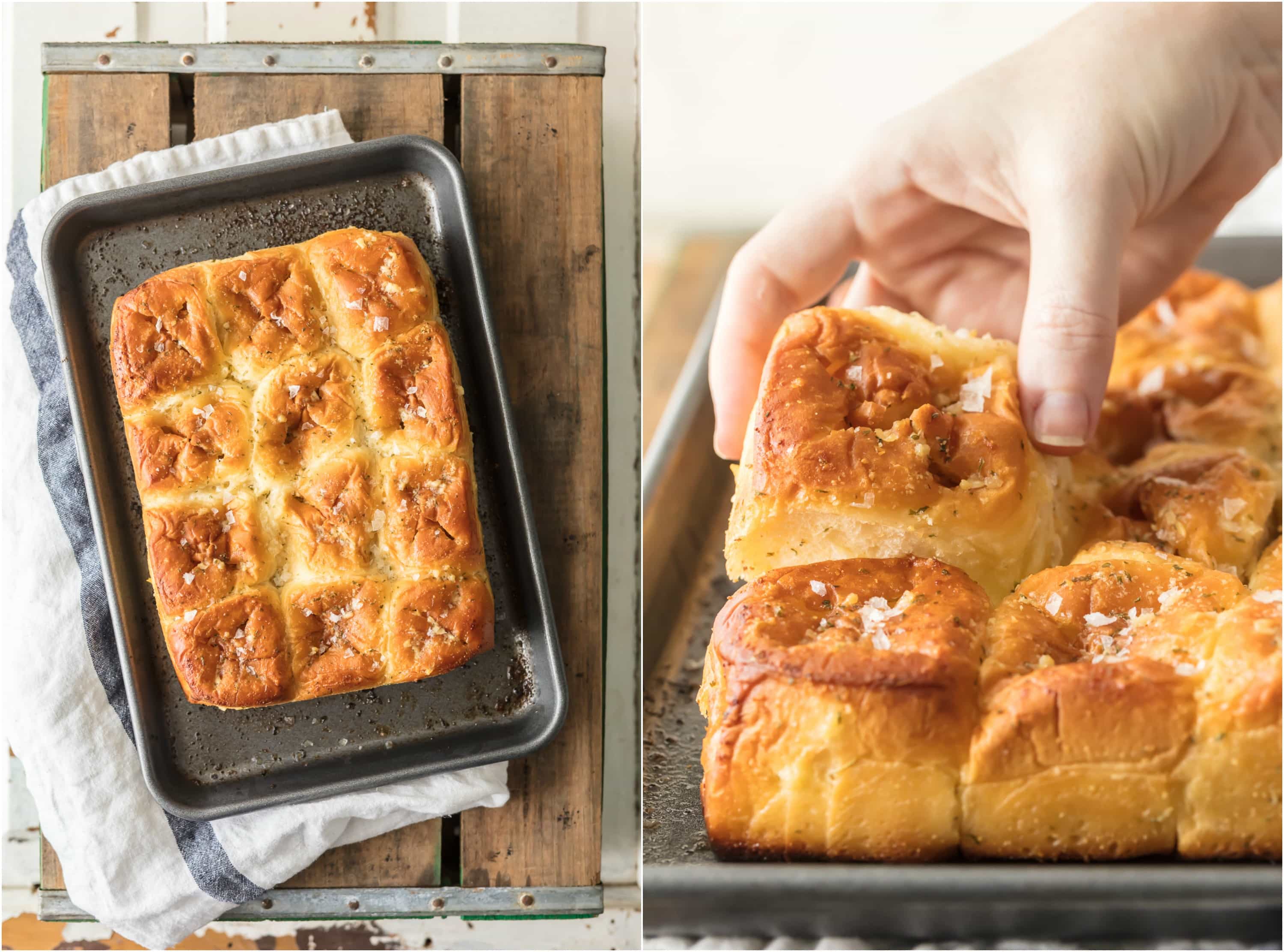 Hawaiian Rolls Recipe With Homemade Garlic Butter The Cookie Rookie