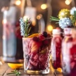 HOLIDAY SANGRIA in a glass